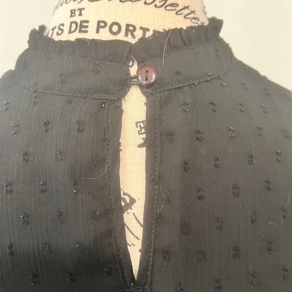 Japna Women's Black Polka Dot Dress, Small - Picture 4 of 6